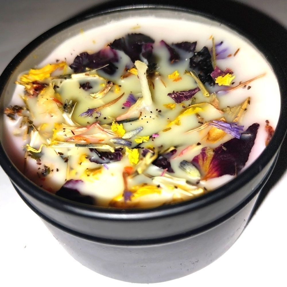 Hand crafted Black Widow limited edition candle